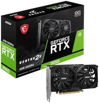 MSI GeForce RTX 3050 Ventus 2X 6G OC by Unknown