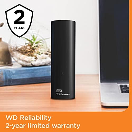 WD 6 TB Elements Desktop External Hard Drive - USB 3.0, Black - Image 6