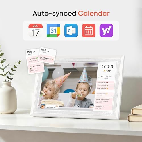 Frameo 10.1" WiFi Digital Picture Frame, Electronic Photo Frames - 32GB - Image 5