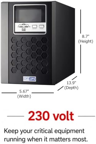 OPTI-UPS DS1000I 900w (European 230V) Online Double Conversion UPS - Image 3