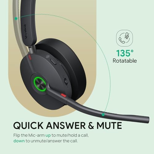 Yealink BH74 ANC Wireless Headset with Mic for Work Office,Teams Certified - Image 6