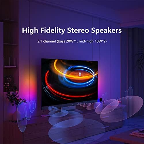 INNOCN 43 Inch 4K Ultrawide Gaming Monitor 144Hz USB Type C PC Desktop AMD Freesync Larger PC HDR400 Monitor, Built-in Stereo Speakers, DisplayPort, HDMI, Height Adjustable, Black - Image 5
