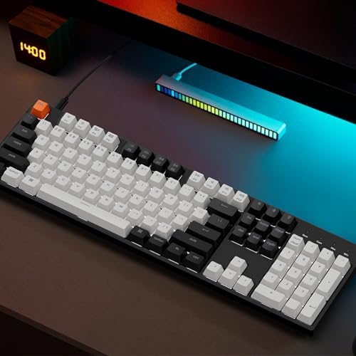 Keychron C2 Wired Full-Size Keyboard, Keychron Red Switch, White Backlight - Image 6
