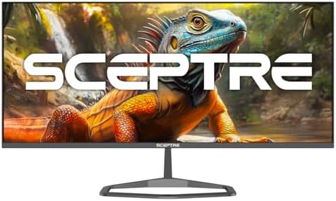 New! Sceptre 34-inch Prime Monitor 3440 x 1440 up to 115Hz 103% sRGB DisplayPort HDMI Build-in Speakers, Machine Black 2026 (E345W Series) - Image 2