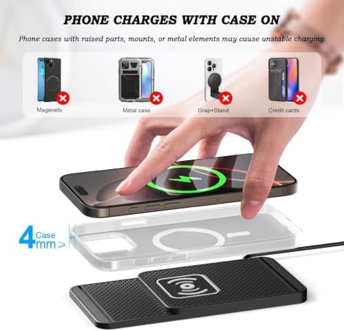Wireless Car Charger Pad for Toyota RAV4 Prime 2000-2027 - Image 5