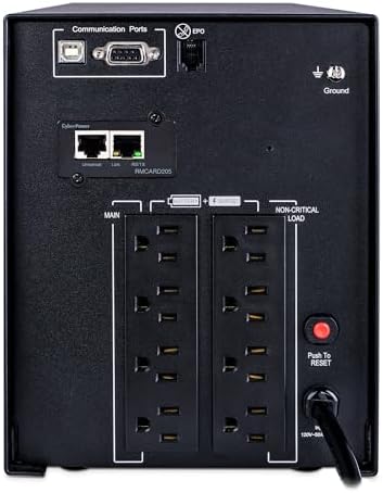 CyberPower PR1500LCDN 15A Smart App Sinewave UPS Battery Backup - Image 2