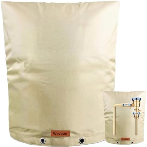 Insulated Backflow Covers,Outdside Pipe Insulation Cover(5°F) by Wsobue
