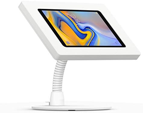 VidaMount White Enclosure and Portable Flexible Stand [Bundle] Compatible with Samsung Galaxy Tab A 10.5 (2018) by VidaMount