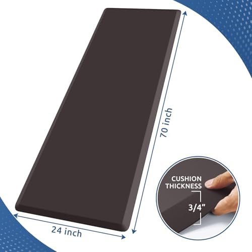 0.8" Thick Kitchen Mat Cushioned Anti Fatigue Rug Comfort Floor Mats - Image 2
