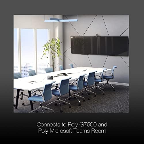 Poly Studio E70 Personal Meeting Video Conferencing Bar- Built-in Camera, Soundbar, Integrated Lighting, for Teams, Zoom, RingCentral, Vonage, Streaming Apps - Global TecMicrofiber Cloth Included - Image 3
