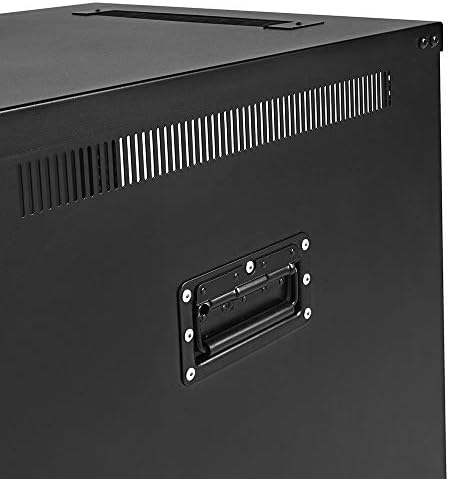 NavePoint 15U Portable Server Rack with Casters - 15U Network Rack Open Frame with Adjustable Rails, 132lbs Capacity - Up to 22.6" Deep 19-Inch Rack for IT Equipment, Telecom & A/V, Black - Image 3