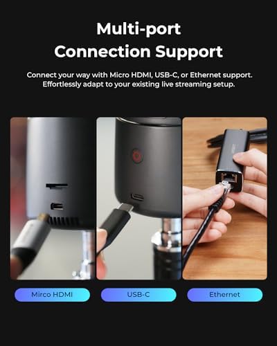 OBSBOT Tail Air NDI Streaming Camera 4K+ Remote Control, AI Tracking Camera - Image 7