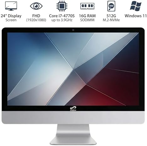 STGSivir All in One Computer PC,24" FHD Display,Core i7,16G RAM,512G SSD - Image 2