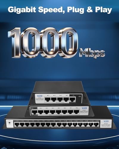 VJB 5 Port Gigabit Managed Ethernet Switch 1000Mbps - Image 4