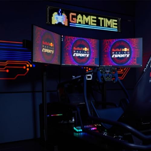 GOTUS Programmable LED Signs | Business Scrolling LED Sign for Indoor | Flexible LED Advertising Sign | Bluetooth APP | Custom Editor Animations/Text/Graffiti (36"x 8") - Image 4