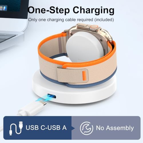 Upgraded for Apple Watch Charger,Portable Magnetic Fast Charging Dock - Image 2