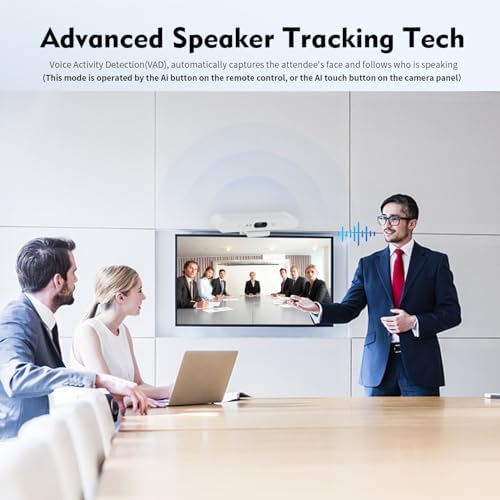 TOALLIN 4K All-in-One Conference Webcam with Microphone and Speaker - Image 5
