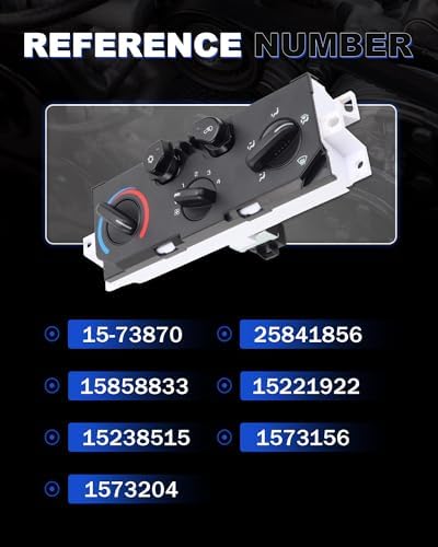 25841856 A/C Heater Climate Control Module Panel Switch for Chevy, GMC - Image 5