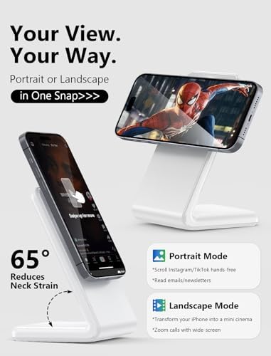 for Magsafe Charger - Magnetic Wireless Charger for iPhone 12-17,White - Image 2