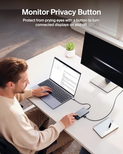 Belkin USB-C Hub 8-in-1 Dual 4K60Hz Display 100W for Windows - Image 4