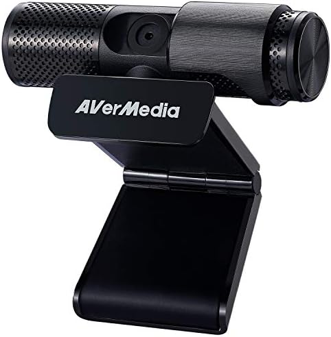 AVerMedia Live Streamer Cam 313 - Full HD 1080P Webcam with Privacy Shutter, Dual Microphone, 360 Degree Swivel for Video Conference - NDAA Compliant (PW313) by AVerMedia