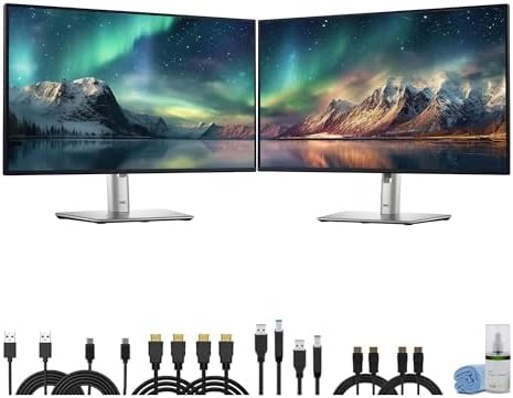 Dell P2725H 27" FHD 100Hz Monitor with IPS Bundle (2 Pack) by Dell