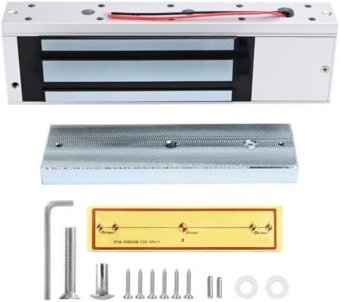 Access Control System with Remote Control – 1200lbs Magnetic Door Lock Kit, 12V Fail Safe NC Mode, Secure & Easy DIY Installation for Smart Home Entry, Works with Wooden & Metal Doors - Image 4