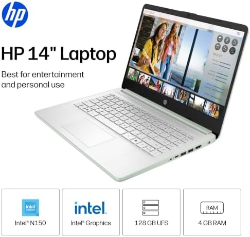 HP Essential Laptop 2026, Intel CPU, 128GB Storage, Office 365, Windows 11 - Image 2