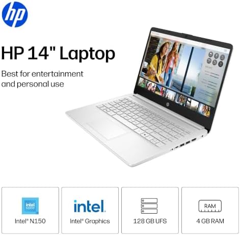 HP Essential Laptop 2026, Intel CPU, 128GB Storage, Office 365, Copilot AI - Image 2