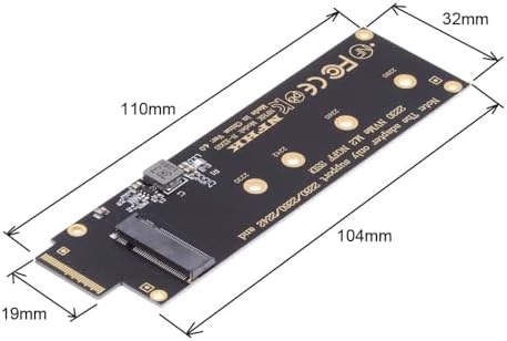 CY Card NVMe NGFF M-Key 4X to PCI-E Ruler 1U GEN-Z EDSFF Short SSD E1.S Host Carrier Adapter - Image 5