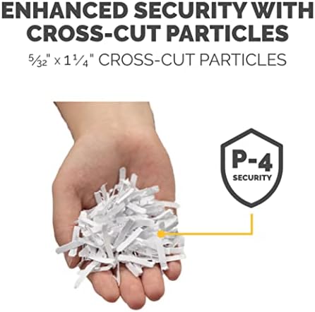 Fellowes LX85 12-Sheet, P4 Cross-Cut Home Office Paper Shredder with SafeSense - Image 2