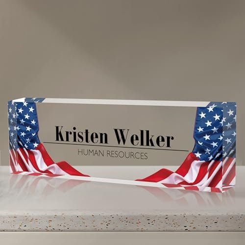 Custom Acrylic Name Plate | Personalized Boss Employee Appreciation Gift by EOBIBIFUN