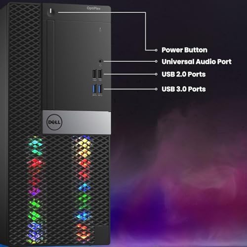 Dell RGB Gaming Tower Computer, Intel Core i7 6th Gen, GeForce GTX 1050 Ti 4G, 16GB RAM, 512GB SSD, Prebuilt Gaming Desktop PC with Built-in WiFi & RGB Set, Windows 11 Pro (Renewed) - Image 7