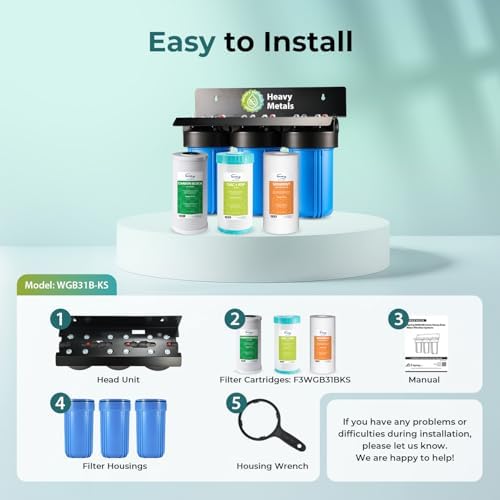 iSpring WGB31B-KS Heavy Metals Whole House Water Filter System - Image 6