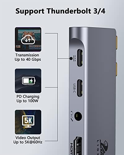 LIONWEI USB C Hub for MacBook Pro, Multiport Adapter MacBook Accessories - Image 3