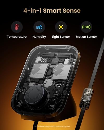 SwitchBot Hub 3 (3rd Gen) Smart Home Command Center: Screen + Physical Dial, IR Remote Hub for TVs/ACS, Temp/Humidity Sensor (±0.2°C), Matter Bridge, Bluetooth 200m, Works on 2.4GHz WiFi - Image 7