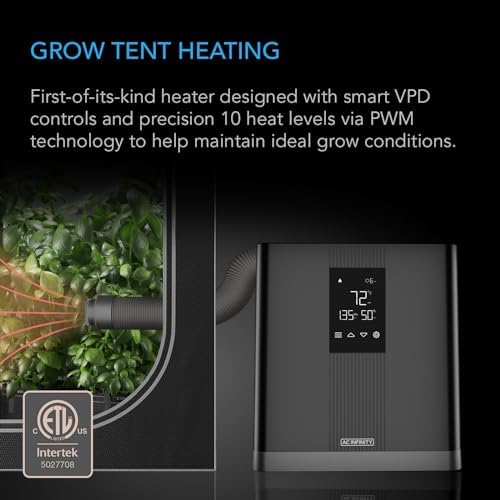 AC Infinity THERMOFORGE T3, Grow Tent Heater 530W, VPD Temperature Control - Image 2