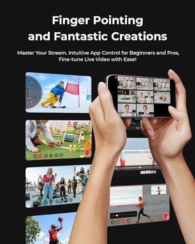 OBSBOT Tail Air & Smart Remote Combo, Streaming Camera with AI Tracking PTZ, Intelligent APP, Gesture Control, HDMI/USB-C/Wireless Webcam, Video Cameras for Filming, Worship, Content Creator, etc. - Image 4