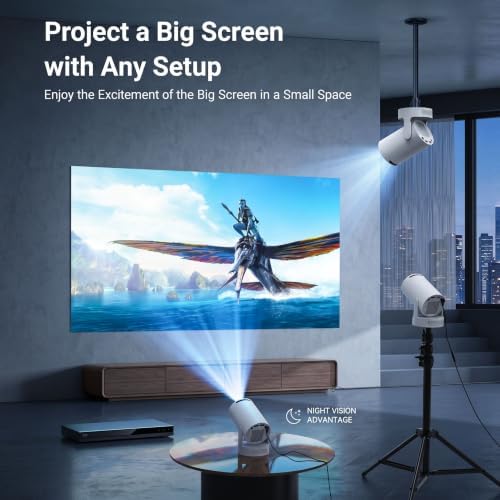 Mini Projector with WiFi and Bluetooth,Smart Projector 4K Support Proyector - Image 4