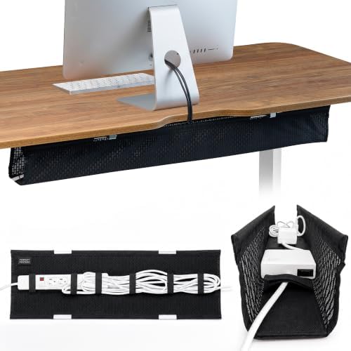 Perfect POSTURE Mesh Cable Management Tray Under Desk Cord Organizer - 38" by PerfectPosture