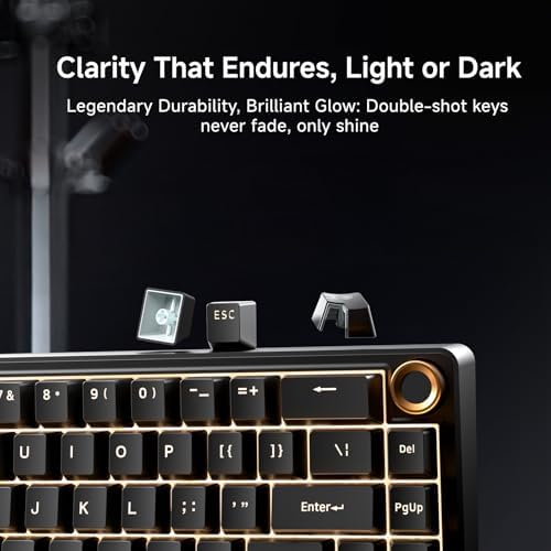 DIERYA DK68E 60% Mechanical Gaming Keyboard, Hot-Swappable, Wired, Black - Image 6