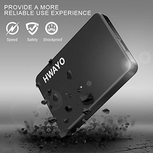 HWAYO 500GB Portable External Hard Drive Ultra Slim 2.5'' USB 3.0 HDD - Image 6