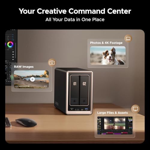 UGREEN DXP2800 GT NAS for Smart Home Enthusiasts, Creators & Freelancers - Image 5