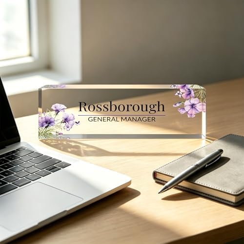 Custom Name Plate for Desk, Desk Name Plate Personalized, Acrylic Desktop Ornament, Stylish Office Decor, Appreciation Present for Boss, Social Worker, Teacher, Nurse, Employee - Image 5