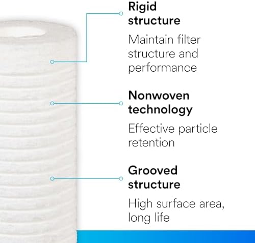 3M Aqua-Pure AP100 Series Whole House Water Filter Cartridge AP110, 1 Count (Pack of 5) - Image 4