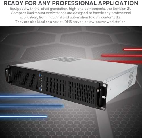 Quiet Rackmount Computer (Intel 10-Core 3.2-4.9GHz Ultra 7 265 CPU, 64GB DDR5 RAM, 1TB SSD, W11 Pro) - 2U Rack Mount Server or Workstation Desktop PC for Home or Business - Image 2