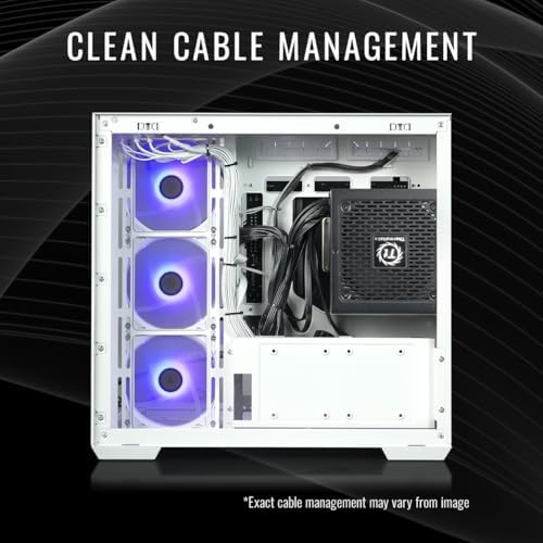 Thermaltake LCGS View i1258S-380 Gaming Desktop (Intel® Core™ i5-12600KF, ToughRam 16GB DDR4 3600Mhz RGB Memory, Intel® Arc™ B580, 1TB NVMe M.2, WiFi, Windows 11) V38S-B760-B58-LCS - Image 6