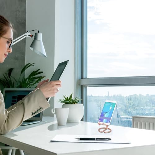 YARNOW 2pcs Metal Phone Stand and Desk Name Plate Holder - Image 5