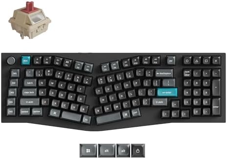 Keychron Q13 Ultra 8K Wireless Mechanical Keyboard, 96% Alice Ergonomic Layout with Numpad, Full Aluminum Custom Keyboard, ZMK, 8000Hz Polling Rate, Hot-Swappable RGB for Mac Windows Linux by Keychron