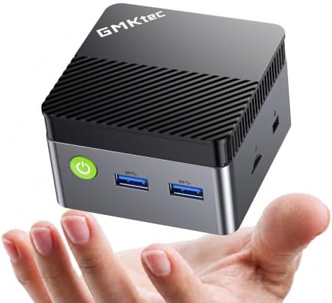 GMKtec G5S Mini PC Intel N5095 8GB LPDDR4 128GB SSD Desktop Computer by GMKtec